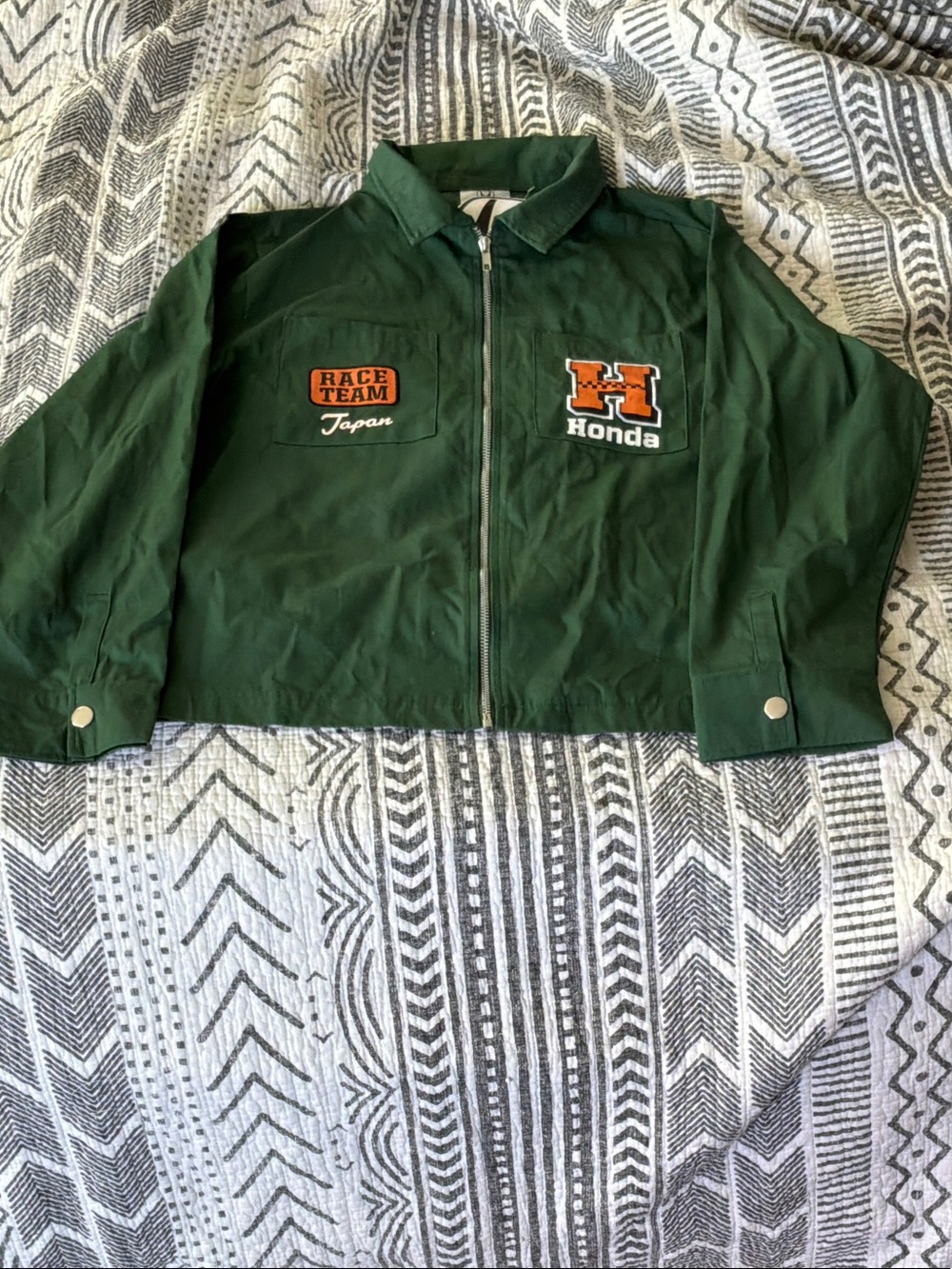 Honda Green Race Team Zip-Up Jacket